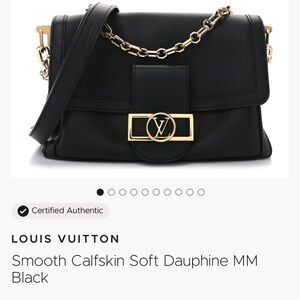 Louis  Vuitton Dauphne soft MM bag